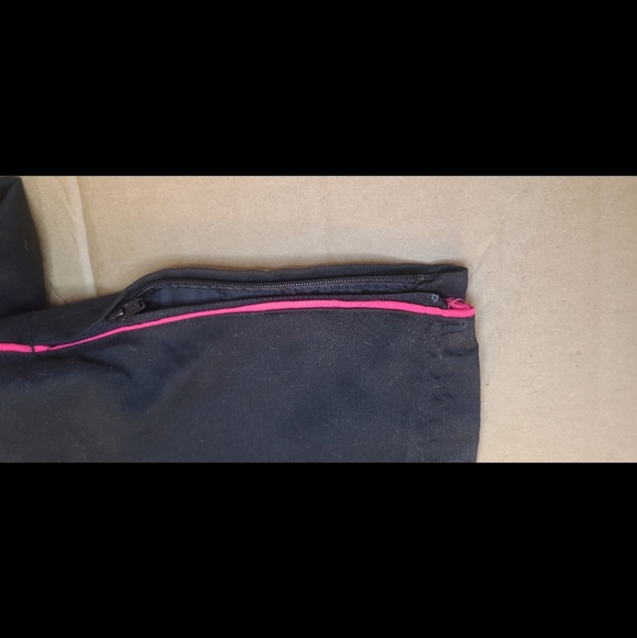 Insane Windbreaker Track Pants Balck Onyx/Pink Size S - Picture 2 of 4